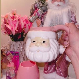 Pink Santa Mug
